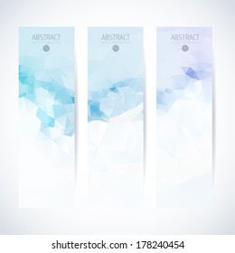 banner background triangle vertical footer ice vector business pattern logo straight flag vector series where you can choose what fits best your project banner background triangle vertical footer ice