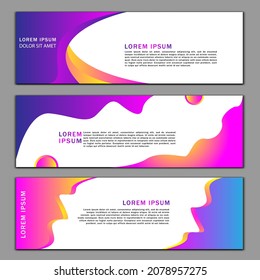 Banner background vector design, promotion banner, etc