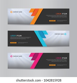 Banner background.  vector design web template