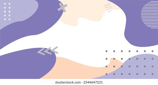 Banner background wallpaper abstract purple vector