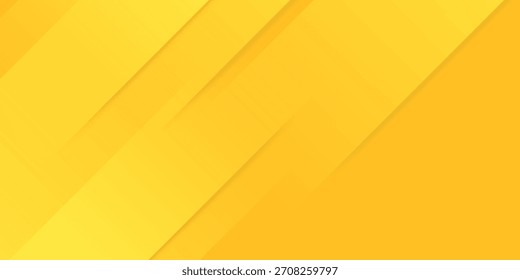 Bannerhintergrund, gelbe abgewinkelte Ebenen mit glatten diagonalen Farbverläufen.