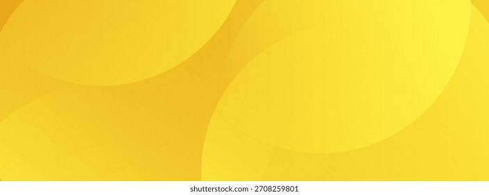 Fondo de Anuncio, círculos suaves amarillos con la luz brillante del gradiente.