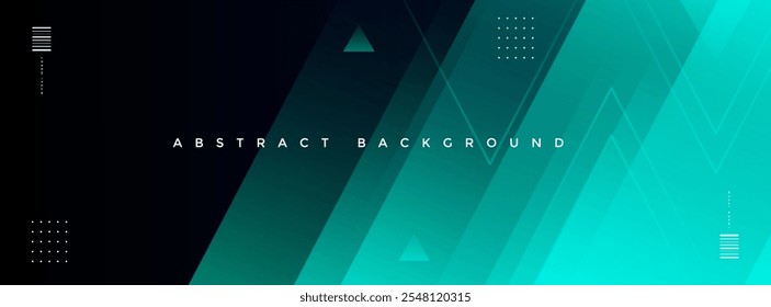 banner background.black and green gradations.colorfu.shape slash effect.vector eps 10