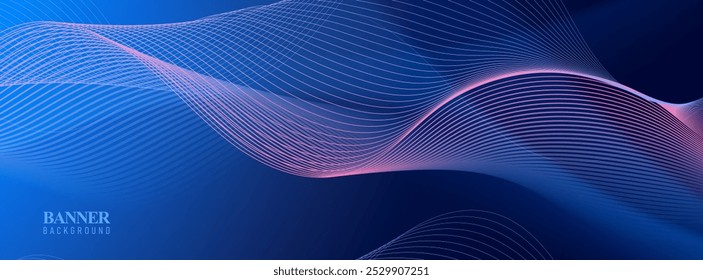 plano de fundo do banner,azul, linha ondulada,linha rosa,abstrata na moda,colorido,gradações,abstrata na moda,eps 10