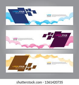 Banner background.business template.modern design