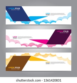 Banner background.business template.modern design