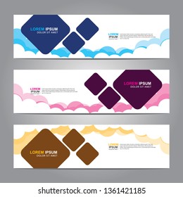 Banner background.business template.modern design