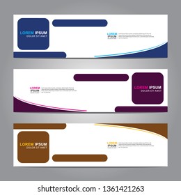 Banner background.business template.modern design