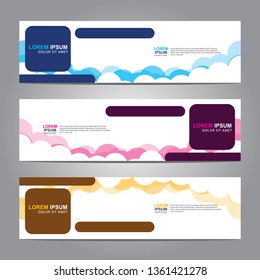 Banner background.business template.modern design