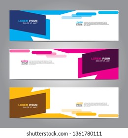 Banner background.business template.modern design