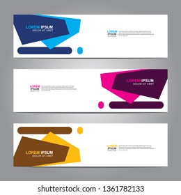 Banner background.business template.modern design