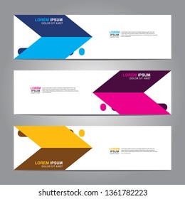 Banner background.business template.modern design