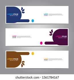 Banner background.business template.modern design