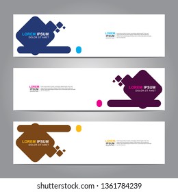 Banner background.business template.modern design