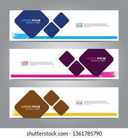 Banner background.business template.modern design