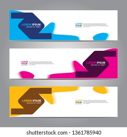 Banner background.business template.modern design