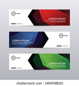 Banner background.business template.modern banner design