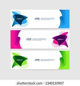 Banner background.business template.modern design - Vector 