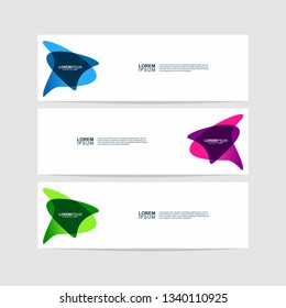Banner background.business template.modern design - Vector 