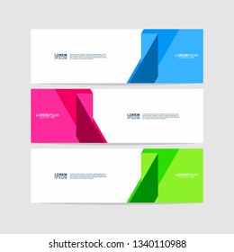 Banner background.business template.modern design - Vector 