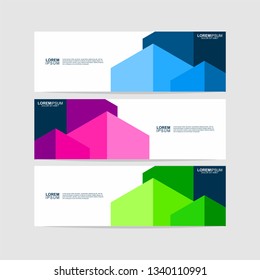 Banner background.business template.modern design - Vector 