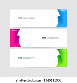 Banner background.business template.modern design - Vector 