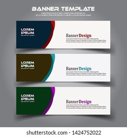 Banner background.business template.modern design. vector illustration 