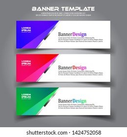 Banner background.business template.modern design. vector illustration 