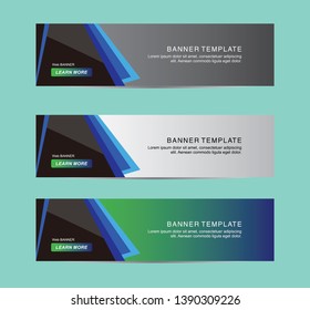Banner background.business template.modern web banner design