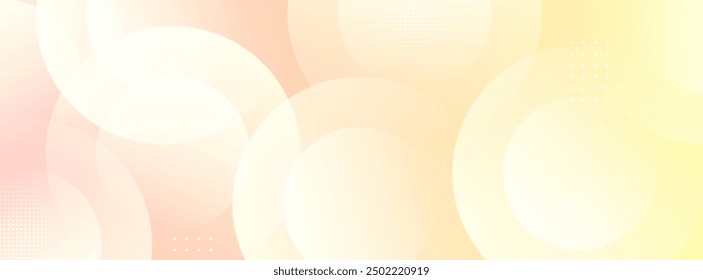 Fondo de Anuncio.colorido.amarillo y rosa gradient.circle.geometric.eps 10