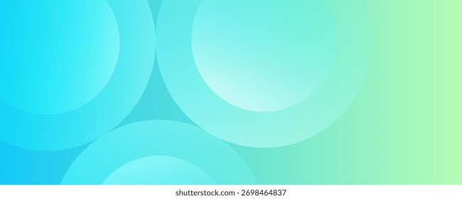 Banner background.green e azul gradiente forma geométrica, Design moderno