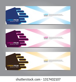 Banner background.Modern design.vector illustration