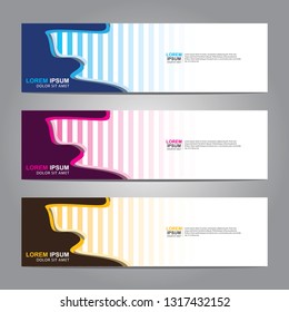Banner background.Modern design.vector illustration
