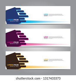 Banner background.Modern design.vector illustration