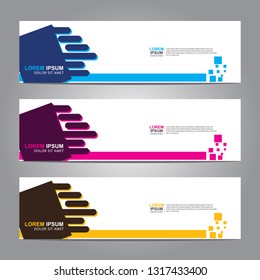 Banner background.Modern design.vector illustration