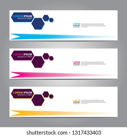 Banner background.Modern design.vector illustration