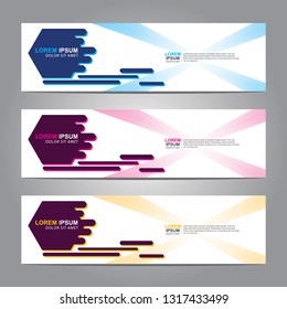 Banner background.Modern design.vector illustration