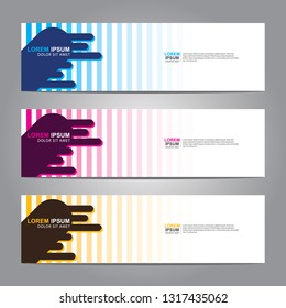 Banner background.Modern design.vector illustration