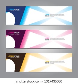 Banner background.Modern design.vector illustration