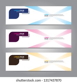 Banner background.Modern design.vector illustration
