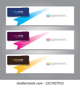 Banner background.Modern design.vector illustration