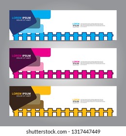Banner background.Modern design.vector illustration