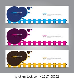 Banner background.Modern design.vector illustration