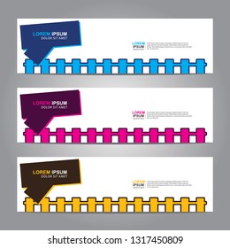 Banner background.Modern design.vector illustration
