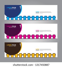 Banner background.Modern design.vector illustration