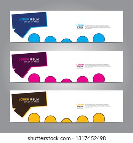 Banner background.Modern design.vector illustration