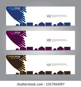 Banner background.Modern design.vector illustration