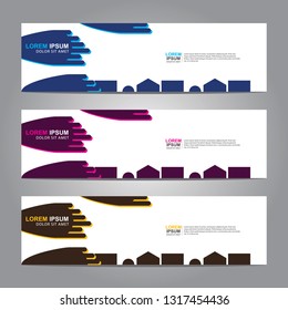 Banner background.Modern design.vector illustration
