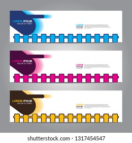 Banner background.Modern design.vector illustration