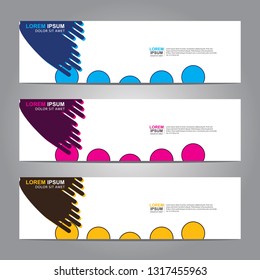Banner background.Modern design.vector illustration